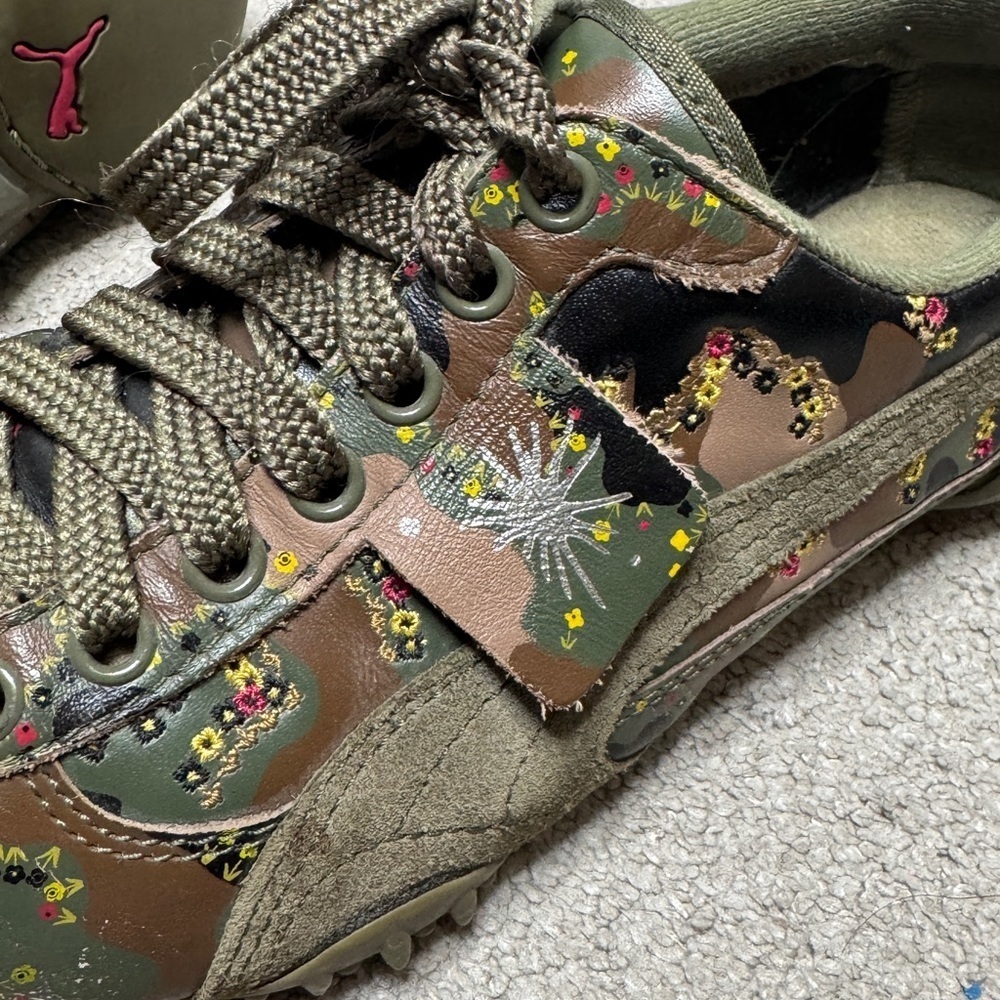Puma X Mihara Yasuhiro Green and Brown Camouflage Sneakers - Picture 10 of 10